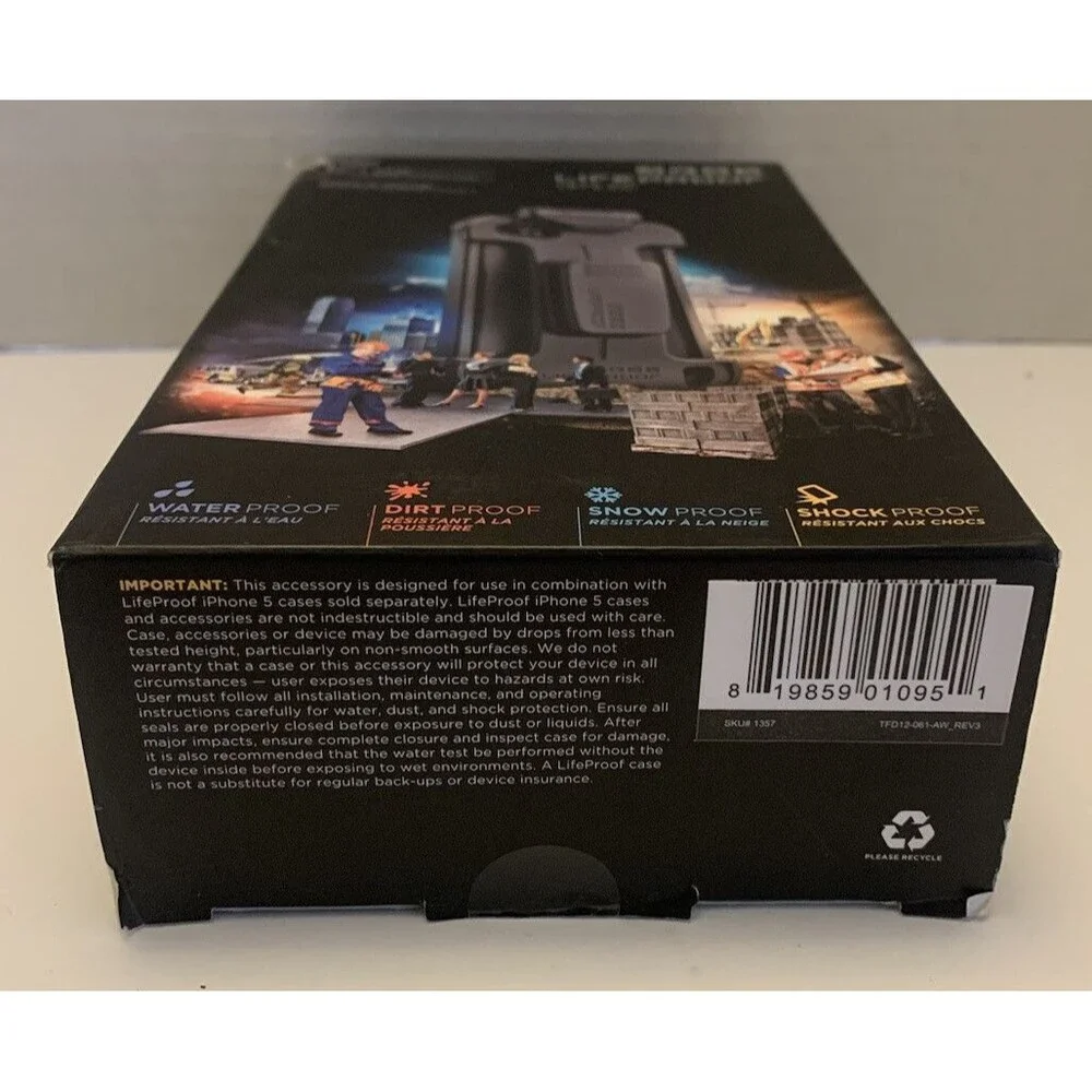 Lifeproof BELT CLIP iPHONE 5,5s BLACK,